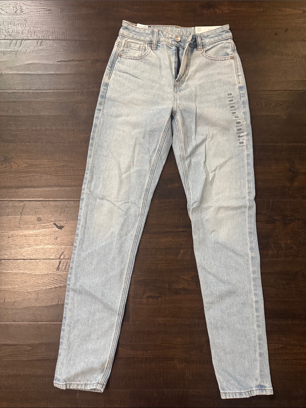 American Eagle Outfitters Light Wash High-Rise Jeans